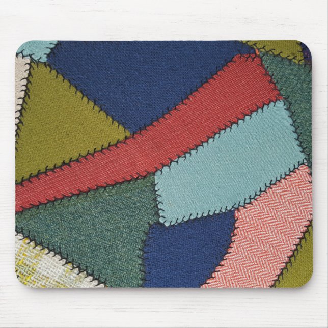 Tapis De Souris motif de courtepointe fou (Devant)