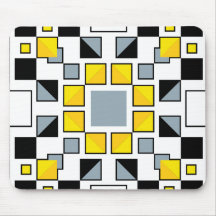 Motif de courtepointe géométrique moderne Art