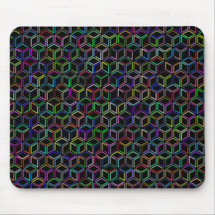 Tapis De Souris Motif de cube isométrique