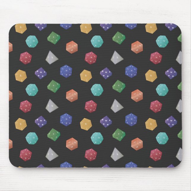 Tapis De Souris Motif de dés (Devant)