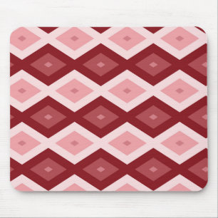 Tapis De Souris Motif de diamants rouges