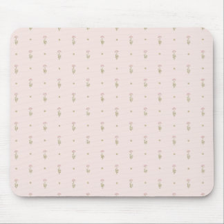 Tapis De Souris Motif de fleur sauvage minimal avec des points