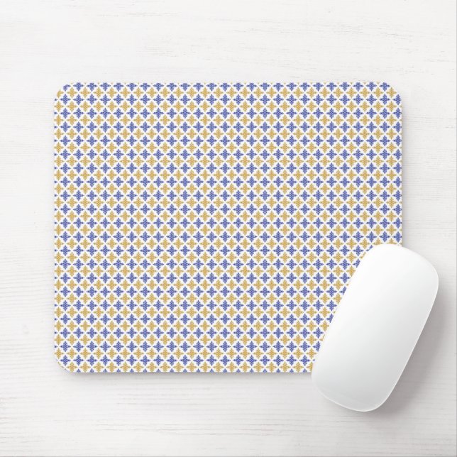 Tapis De Souris Motif de fleurs (Avec souris)