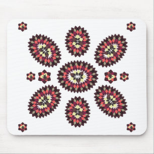 Tapis De Souris Motif de fleurs Mandala