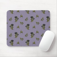 Motif de fleurs noires gothiques