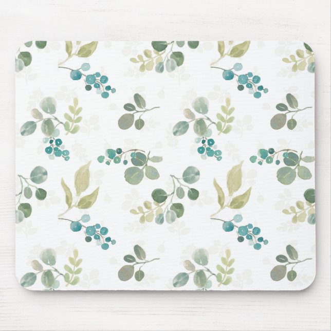 Tapis De Souris Motif de floraison de plaisir (Devant)