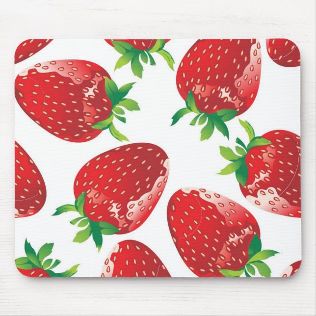 Tapis De Souris Motif de fraises (Devant)