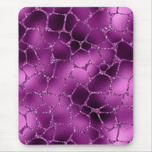 Tapis De Souris Motif de girafes de Parties scintillant de glam Om