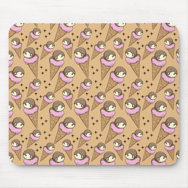 Tapis De Souris Motif de glace | Motif de sucettes | sucette 27 (Devant)
