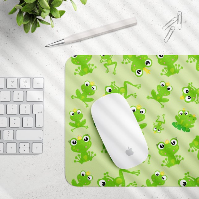 Tapis De Souris Motif de grenouille, Grenouilles mignonnes, Grenou (Créateur téléchargé)