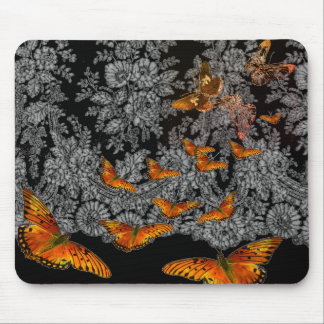 TAPIS DE SOURIS MOTIF DE LACE ANTIQUE AVEC PAPIERS À SOURIS