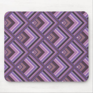 Tapis De Souris Motif de l'échelle des bandes de mauve