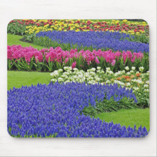 Tapis De Souris Motif de l'Hyacinthe des raisins, des tulipes et 3
