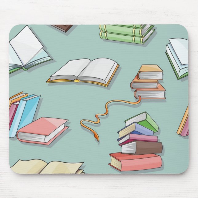 Tapis De Souris Motif de livre (Devant)