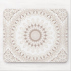 Motif de mandala beige et crème