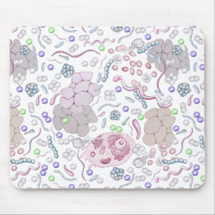 Tapis De Souris Motif de microbiologie