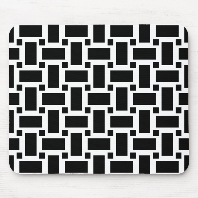 Tapis De Souris Motif de mosaïque Abstrait (Devant)