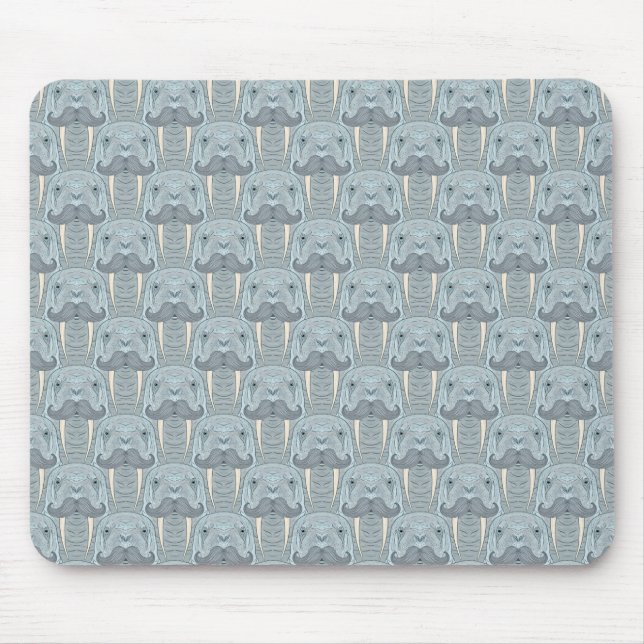 Tapis De Souris Motif de moustache de morse (Devant)