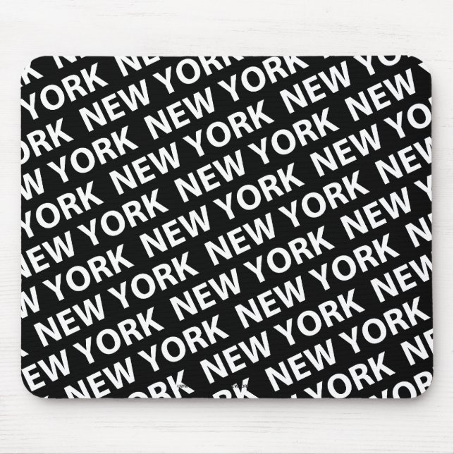 Tapis De Souris Motif de New York White (Devant)