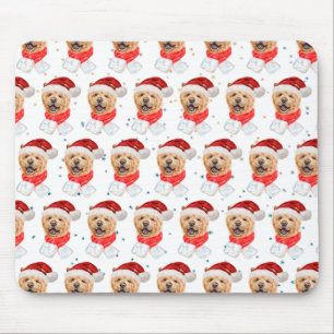 Tapis De Souris Motif de Noël de chien Chow Chow mignon