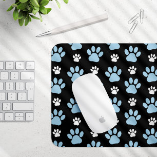 Tapis De Souris Motif De Pailles, Paniers Bleus, Pailles De Chien,