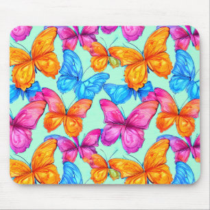 Tapis De Souris Motif de papillons colorés