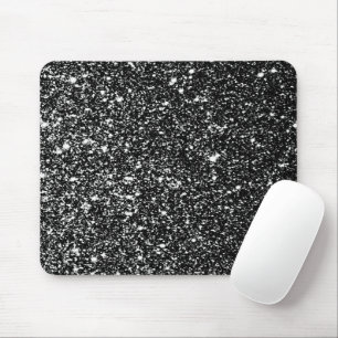 Tapis De Souris motif de parties scintillant noir