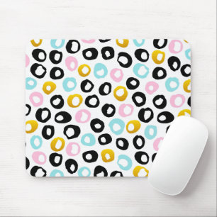 Tapis De Souris Motif de points abstraits tendance