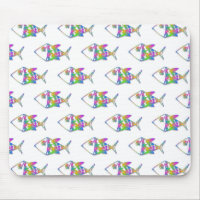 Motif de poisson Abstrait