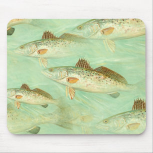 Tapis De Souris Motif de poisson de bar 