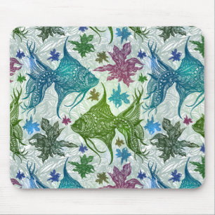 Tapis De Souris Motif de poisson Vintage