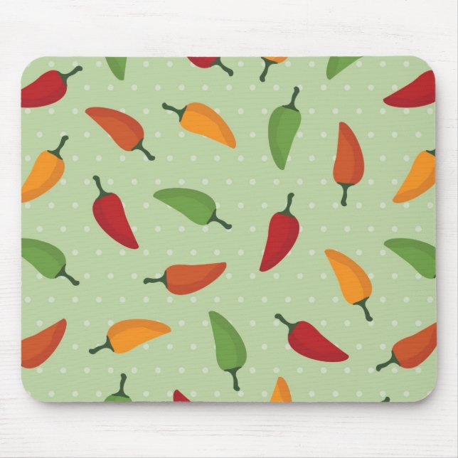 Tapis De Souris Motif de poivre de piments (Devant)