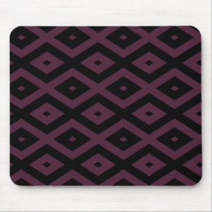 Tapis De Souris Motif de prune et de diamant noir