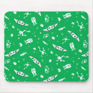 Tapis De Souris Motif de snacks verts Grogu