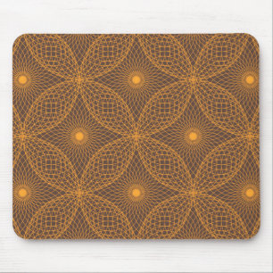 Tapis De Souris Motif de style mandala, décoratif, chic, abstrait