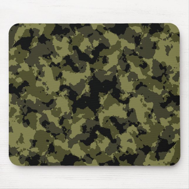 Tapis De Souris Motif de style militaire camouflage (Devant)