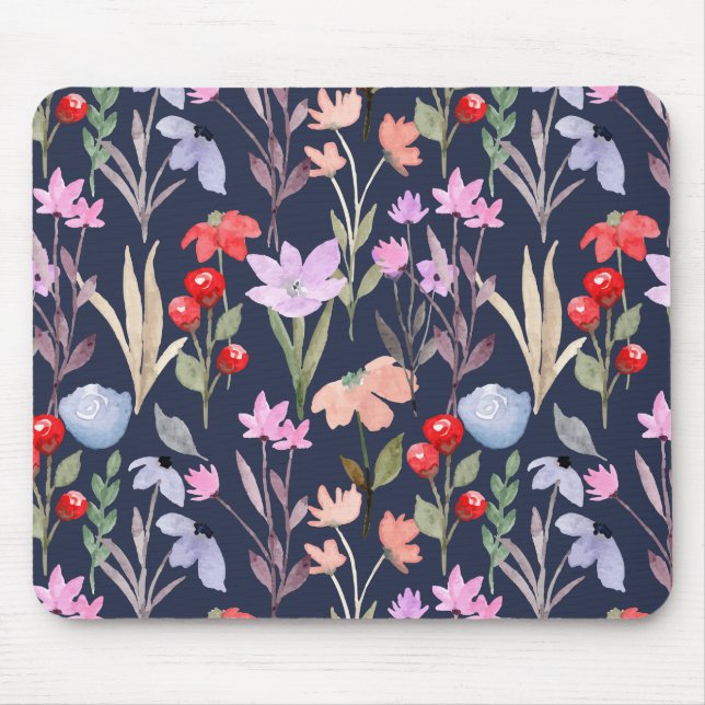 Tapis De Souris Motif de surface Florale Mode Botanique (Devant)