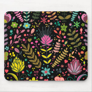 Tapis De Souris Motif de surface Florale - Papier peint Fleurs Des