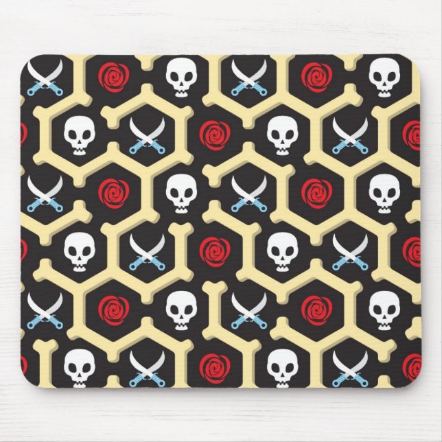Tapis De Souris Motif de thème de bandit (Devant)