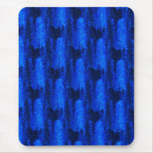 Tapis De Souris Motif de verre brisé bleu