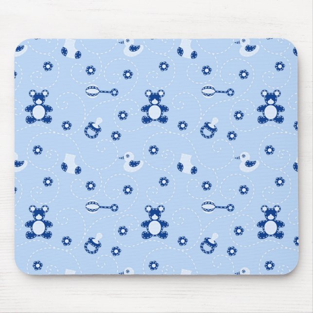 Tapis De Souris Motif d'édredon de bébé (Devant)