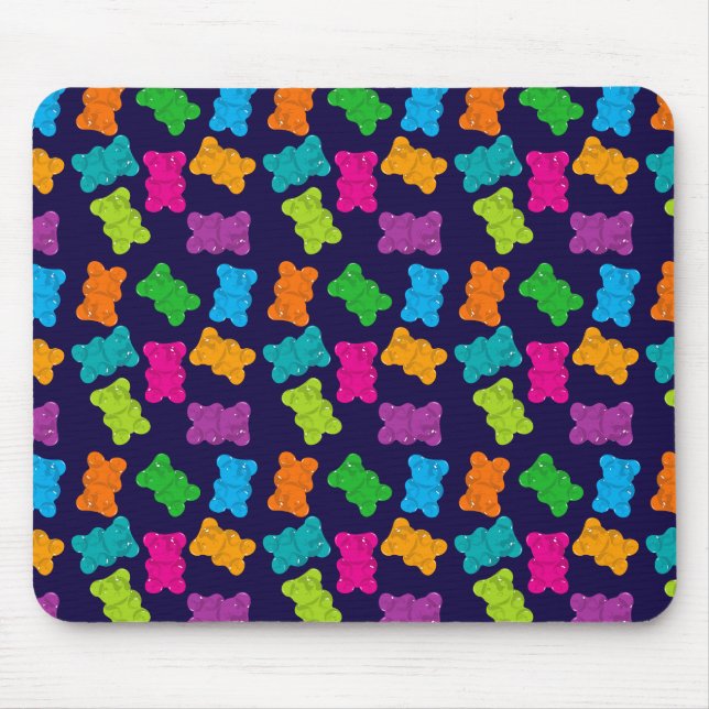 Tapis De Souris Motif des ours de gomme (Devant)