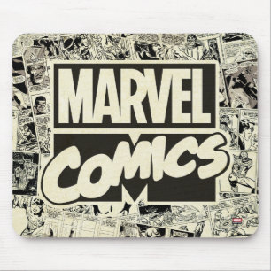 Tapis De Souris Motif des pages de bandes dessinées Marvel