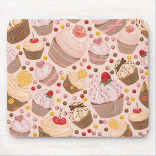 Tapis De Souris Motif des petits gâteaux de célébration