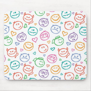 Tapis De Souris motif des sourires
