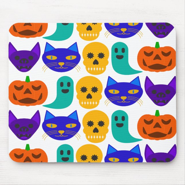 Tapis De Souris Motif d'Halloween Mousepad (Devant)