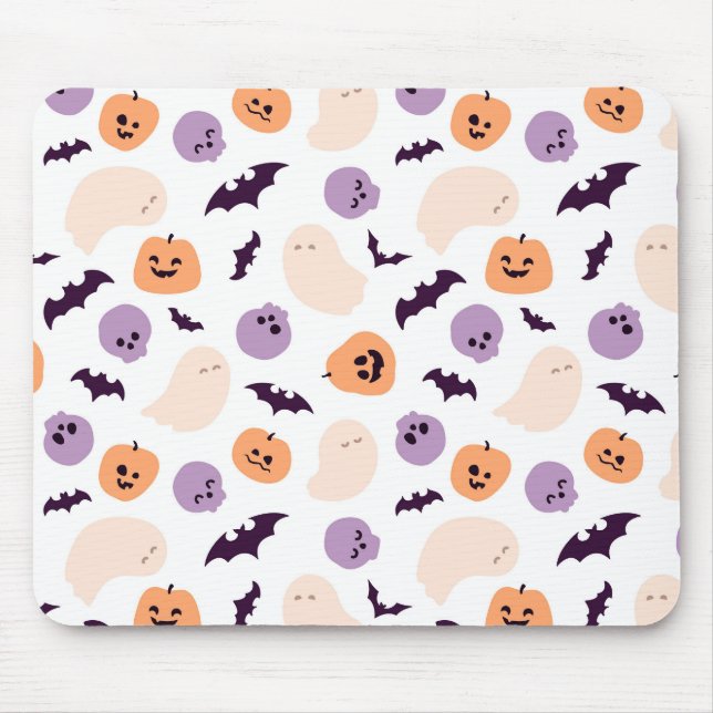 Tapis De Souris Motif d'Halloween pour enfants amusants (Devant)