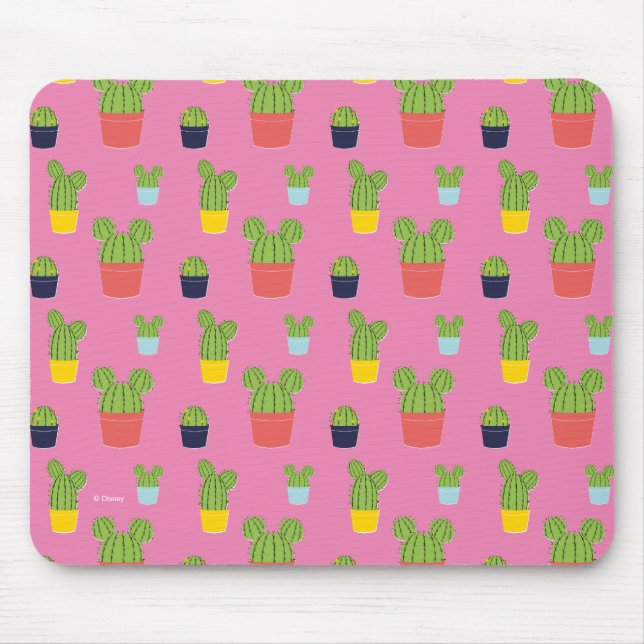 Tapis De Souris Motif d'icône Mickey Mouse Cactus (Devant)