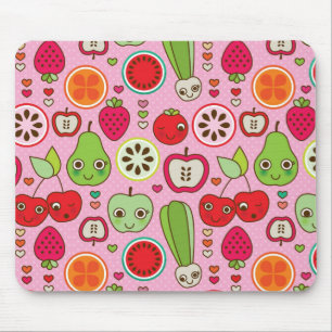 Tapis De Souris motif d'illustration de cuisine de fruit