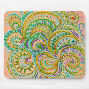 Tapis De Souris Motif d'Imaginaire d'art populaire